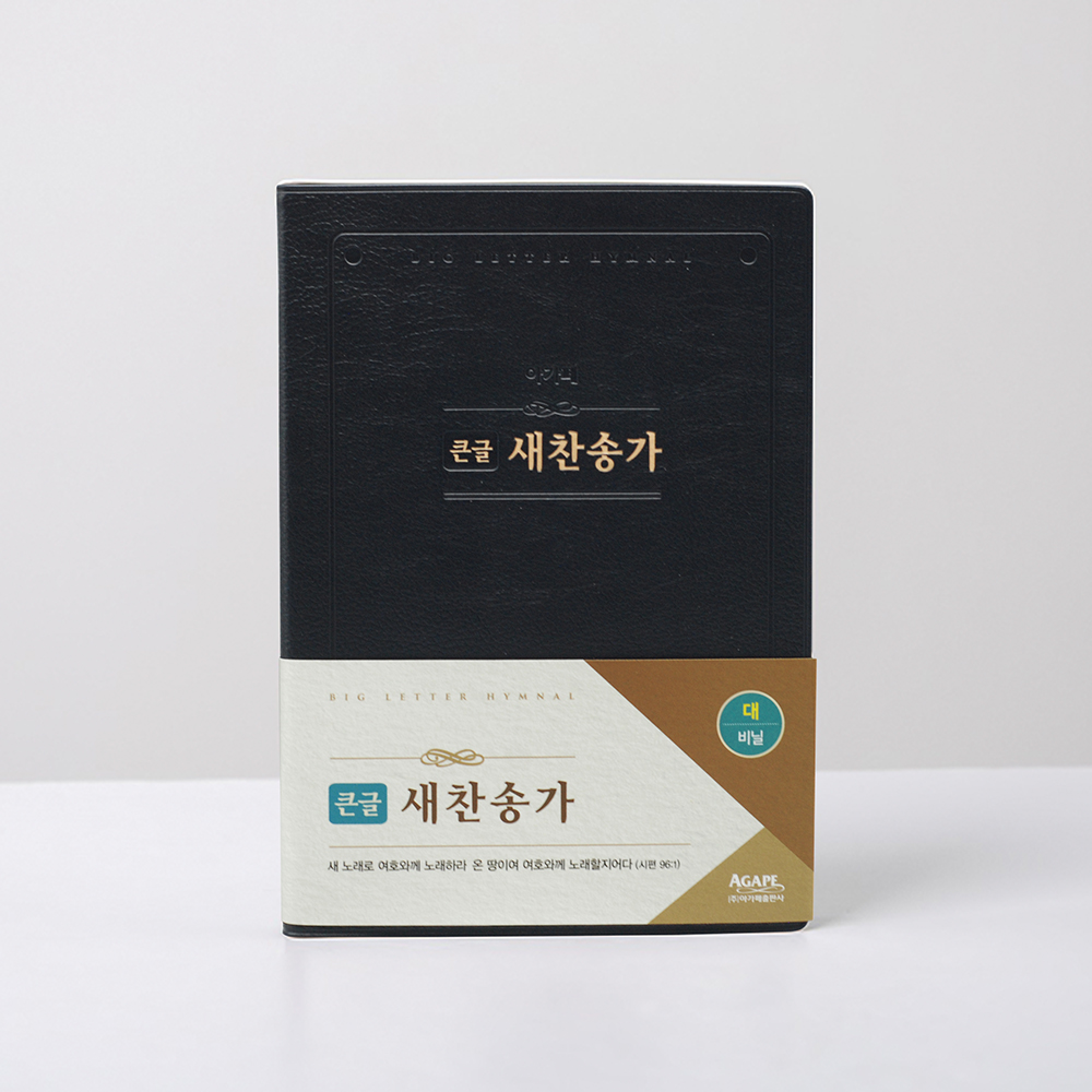 21C큰글새찬송가(대)비닐-블랙