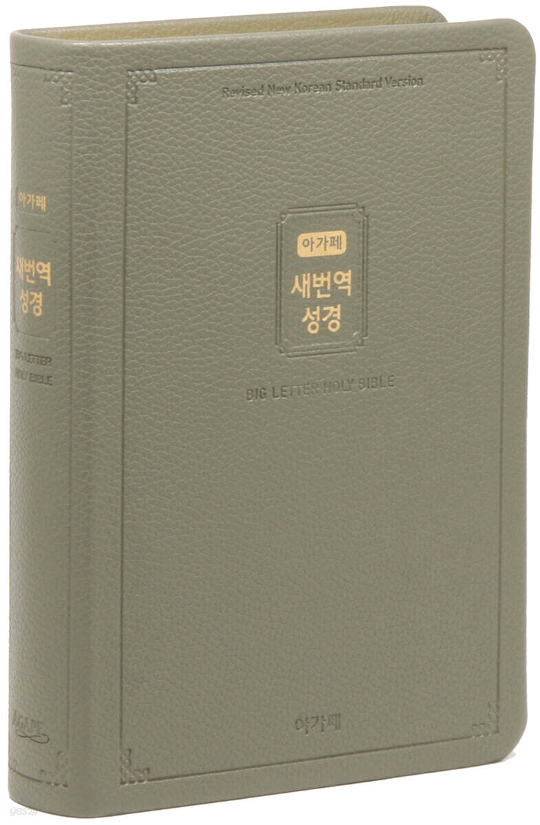 큰글자새번역성경(RN72EAF)(대)단본-카키그레이