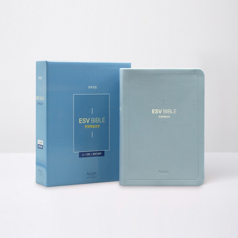 개역개정ESV한영해설성경(소/단색)-헤이즈블루